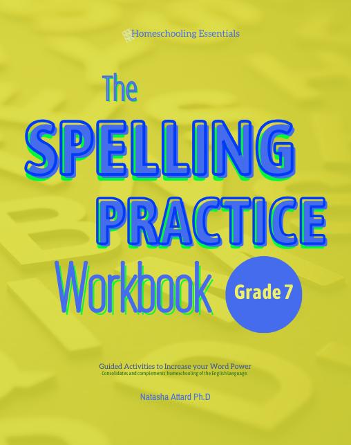 The Spelling Practice Workbook 7th Grade