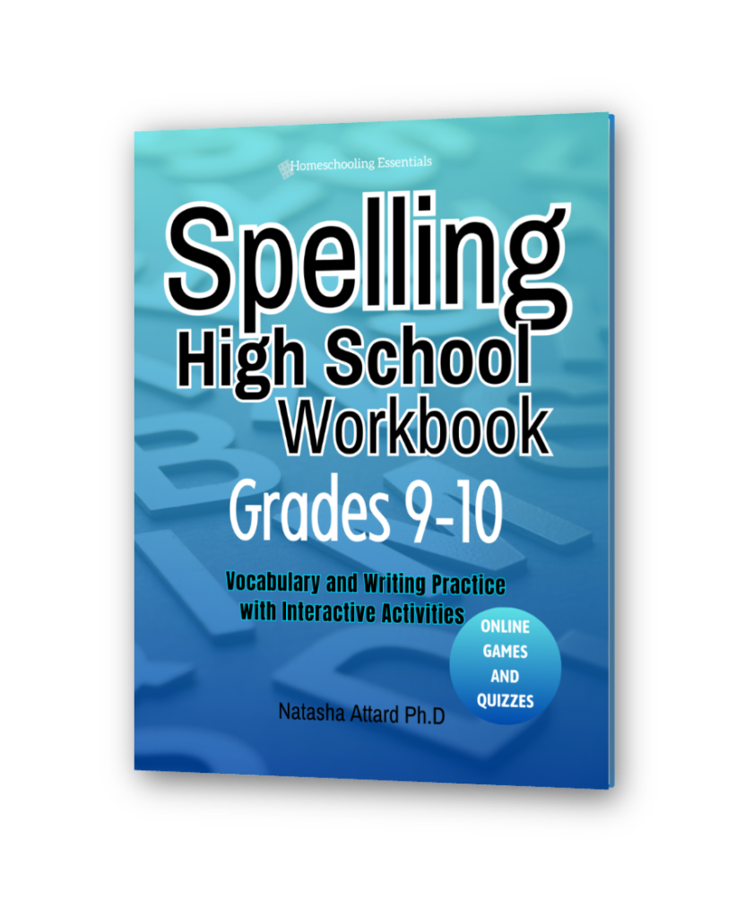 Spelling High School Workbook for Grades 9-10