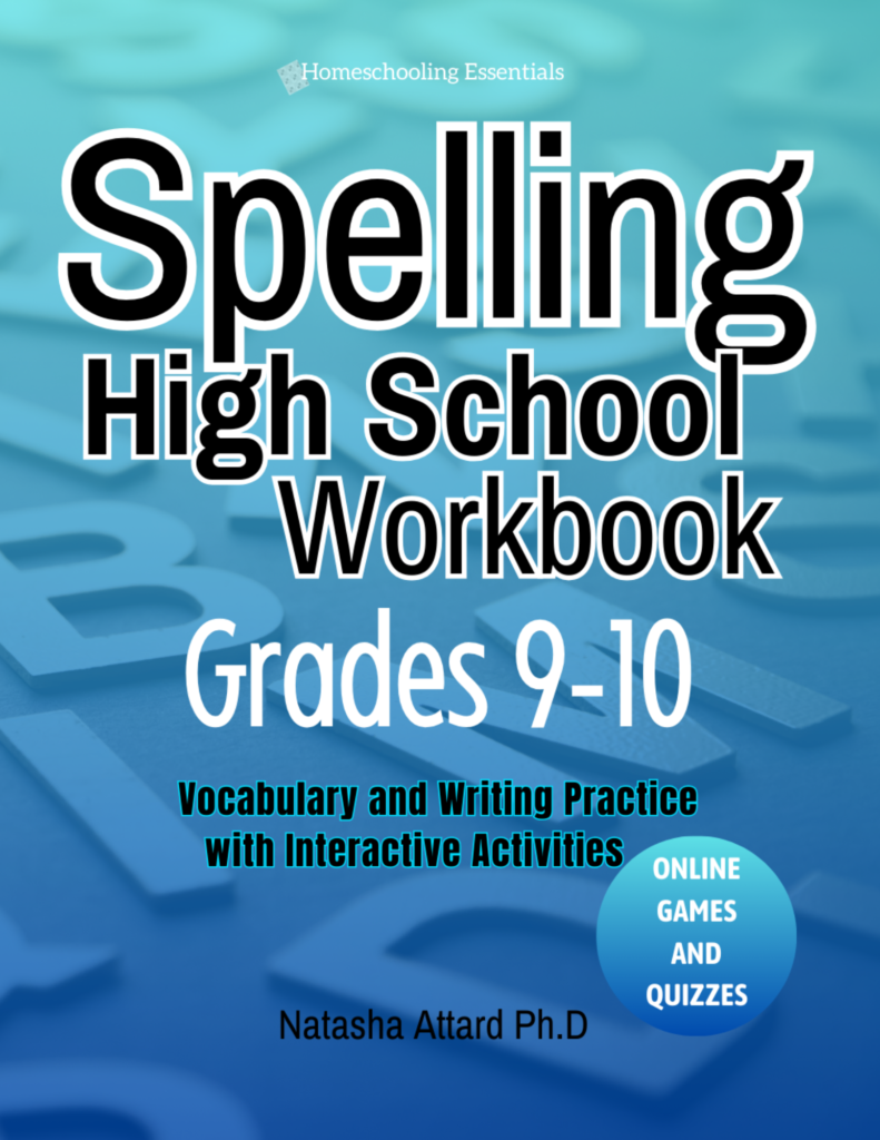 Spelling High School Workbook Grades 9-10