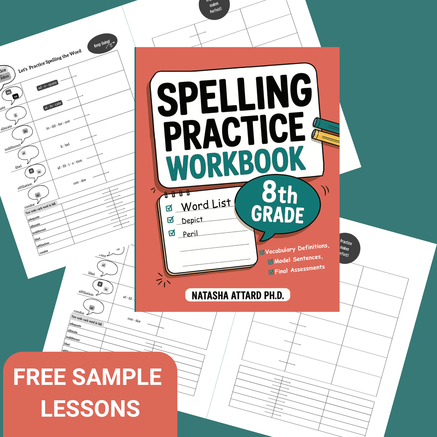 Free lessons Spelling Practice 8th Grade