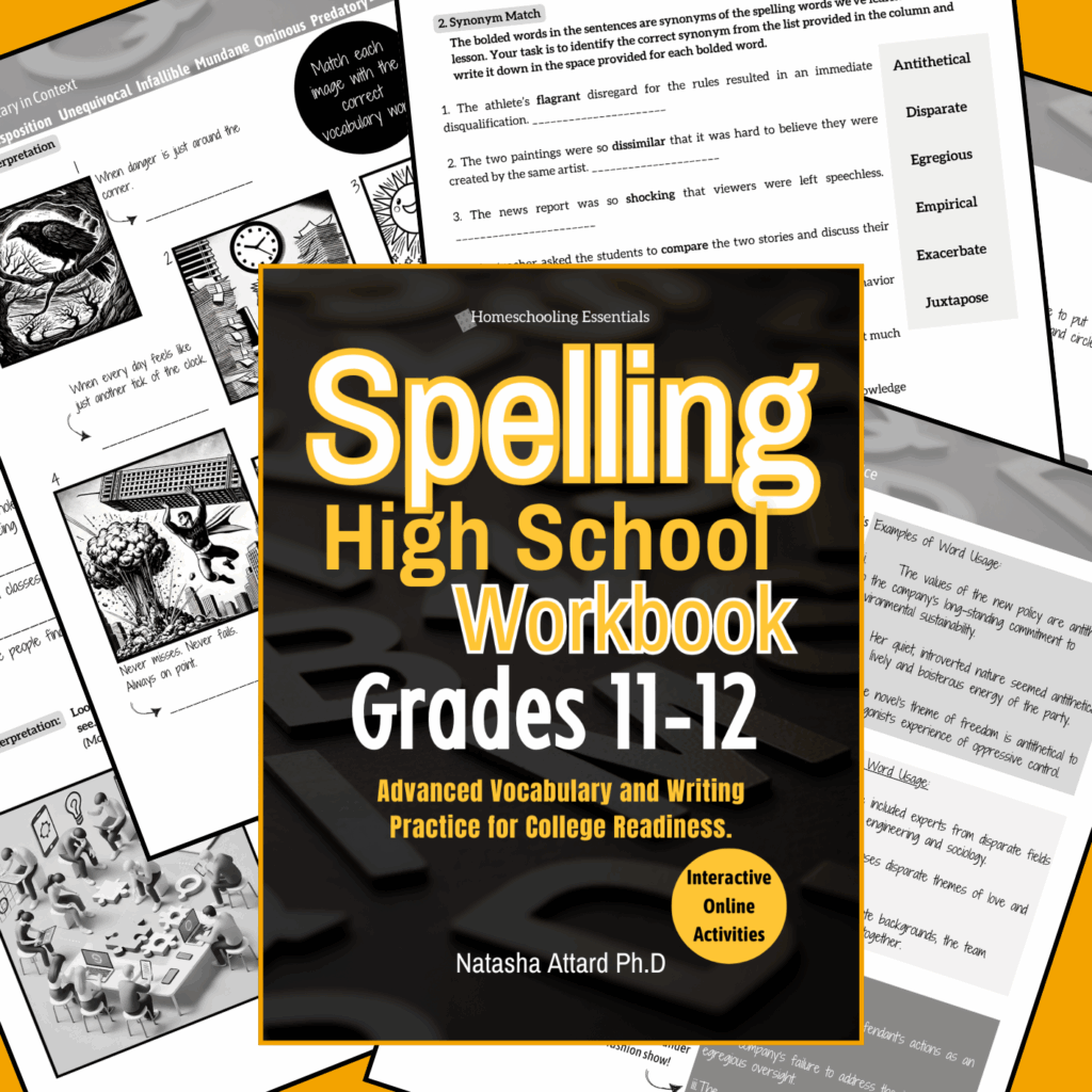 Free lesson from Spelling High School Grades 11-12