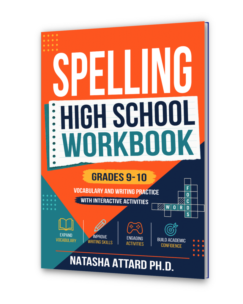Spelling High School Workbook Grades 9-10