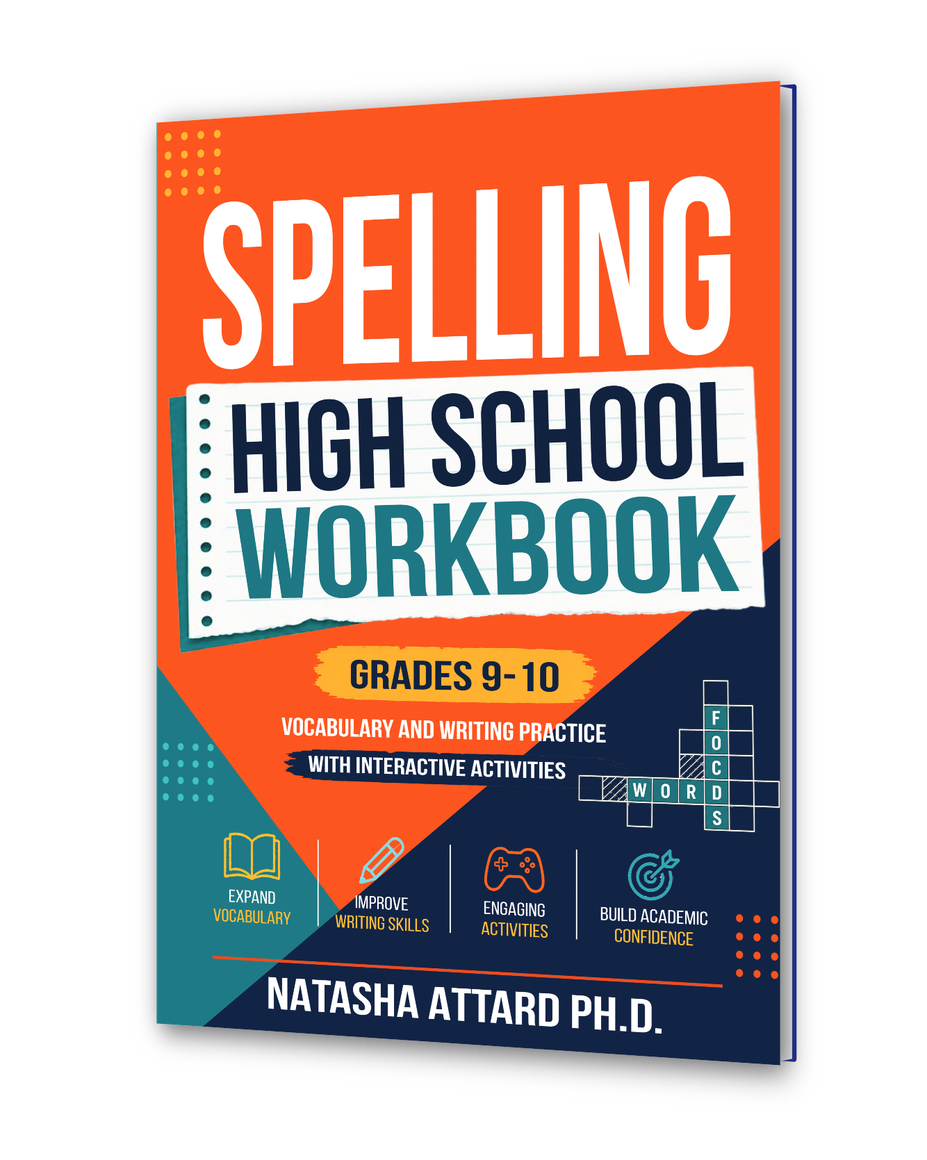 Spelling High School Workbook Grades 9–10 book cover