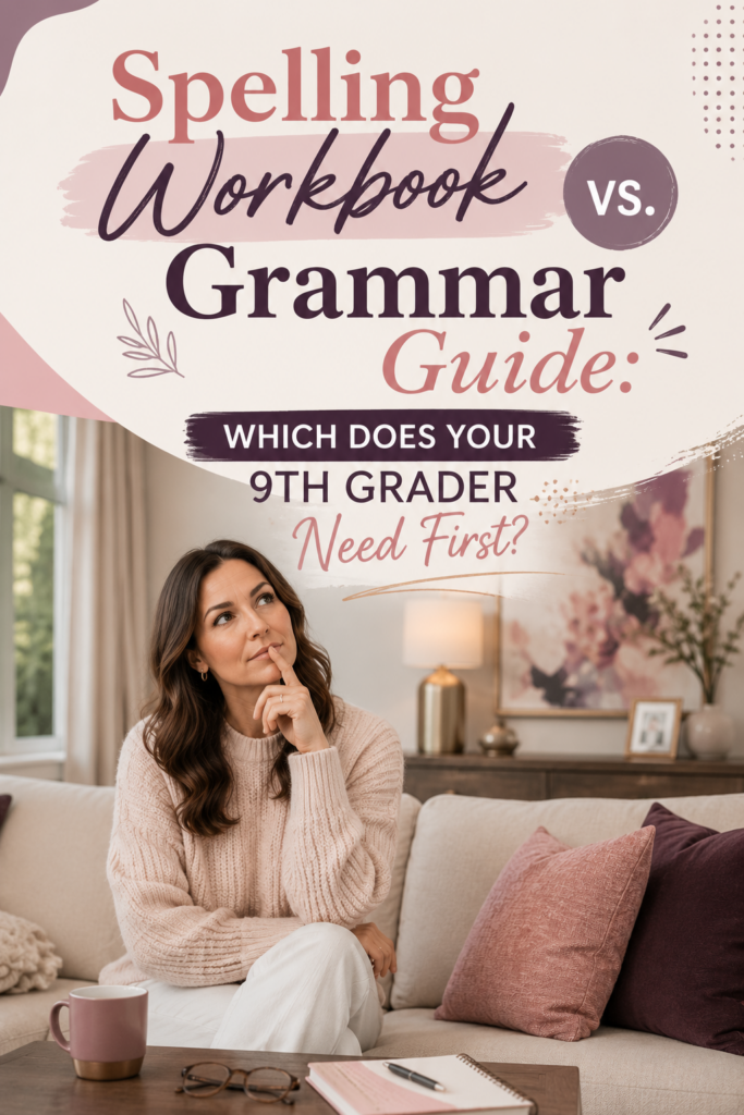 Spelling Workbook vs. Grammar Guide: Which Does Your 9th Grader Need First?