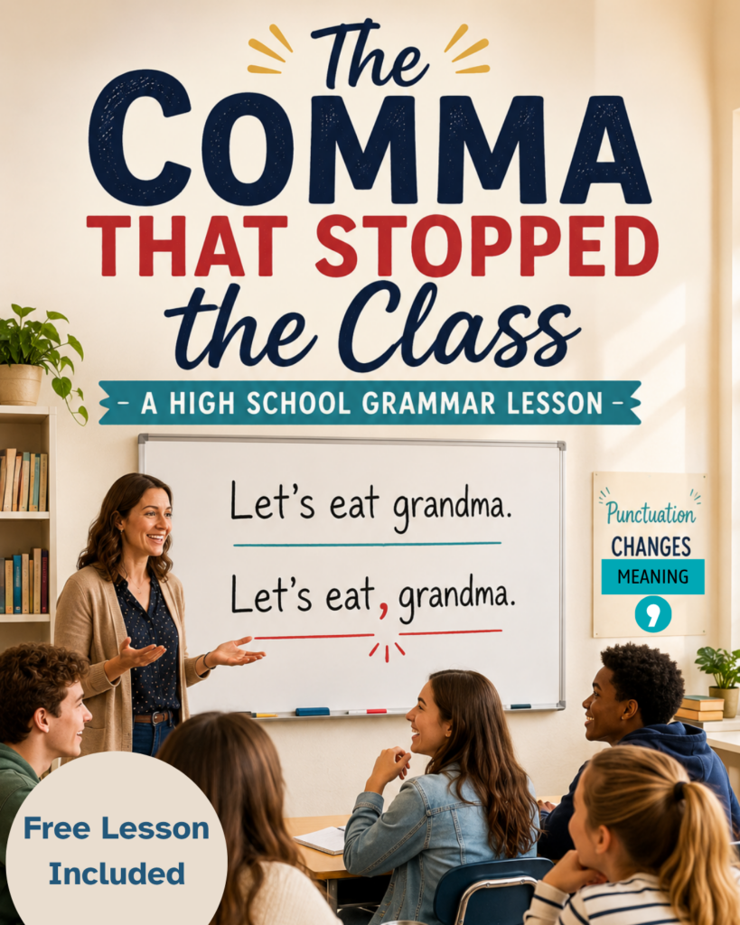 The Comma That Stopped the Class: A High School Grammar Lesson