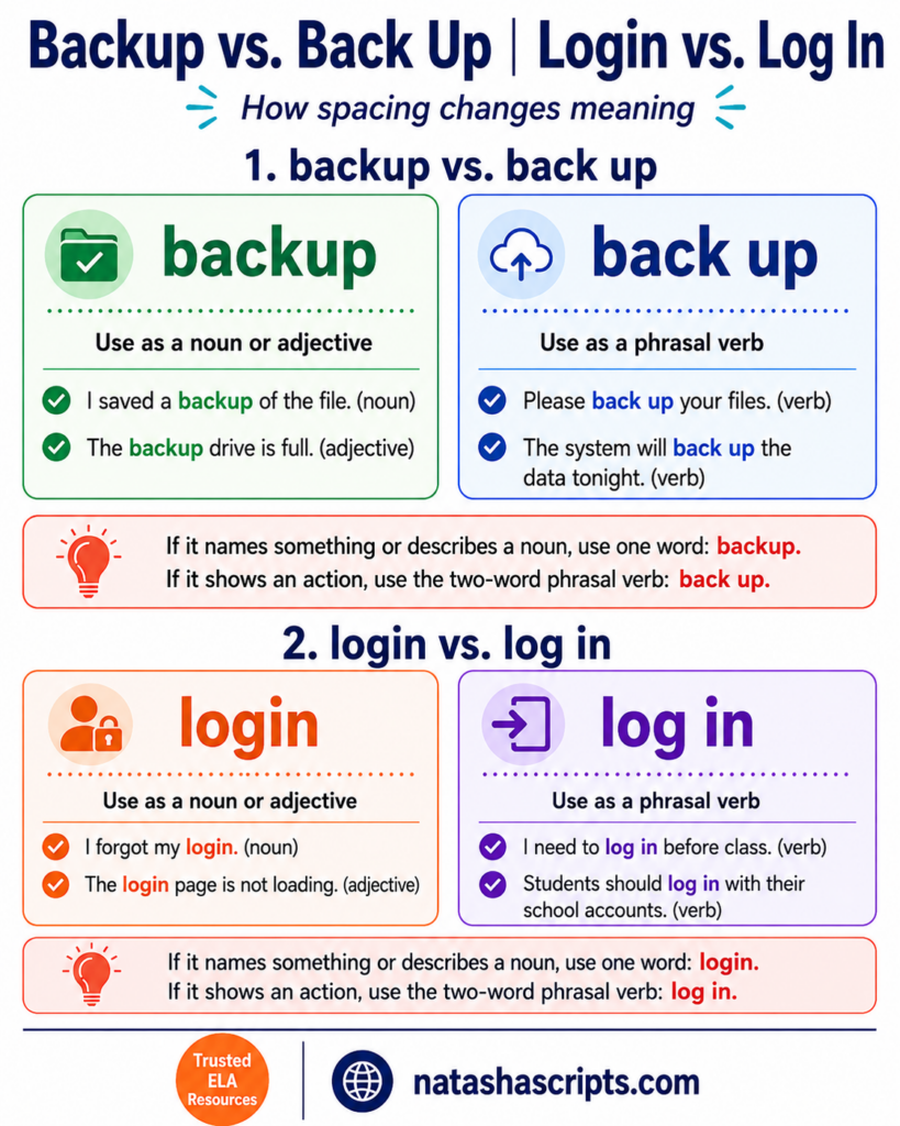 Technology Spelling Words for Middle School and High School
