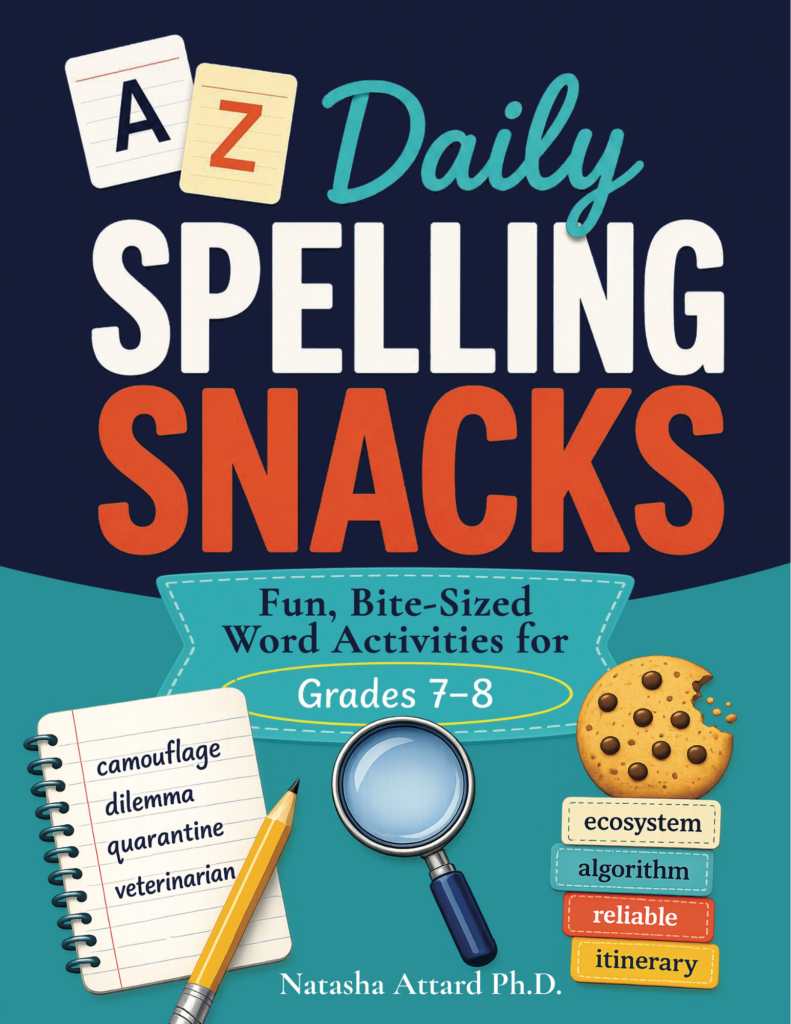 Daily Spelling Snacks 7th Grade (Front Cover)
