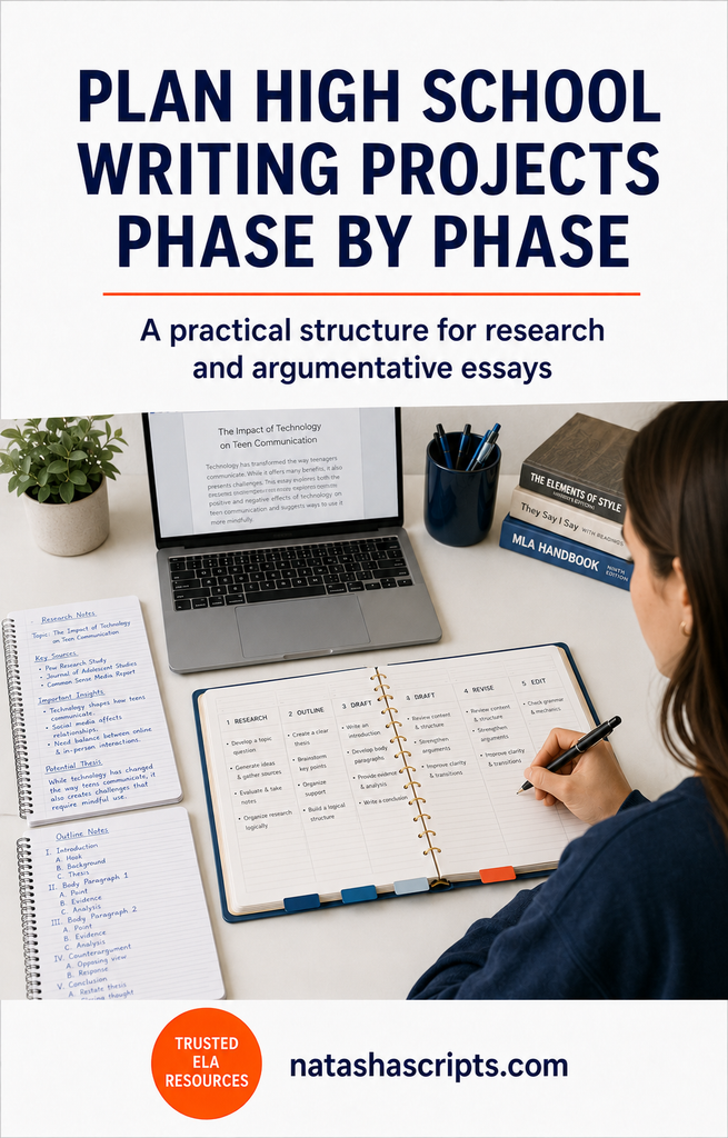 Helpin High School Students Plan Long Writing Projects
