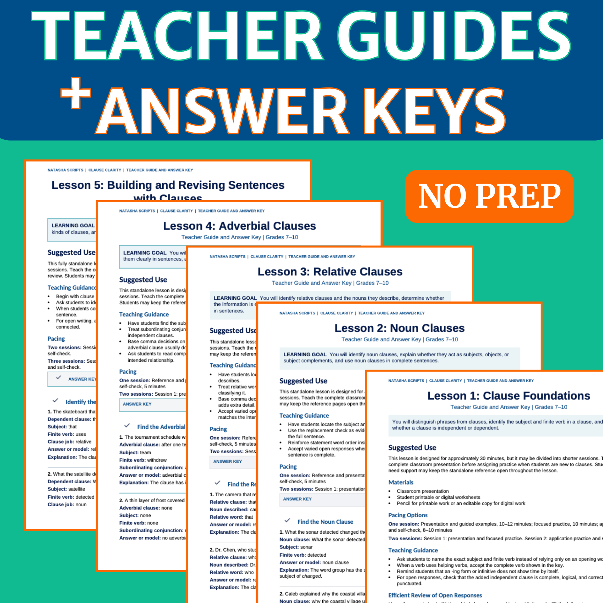 Clause Clarity grammar resource preview 4