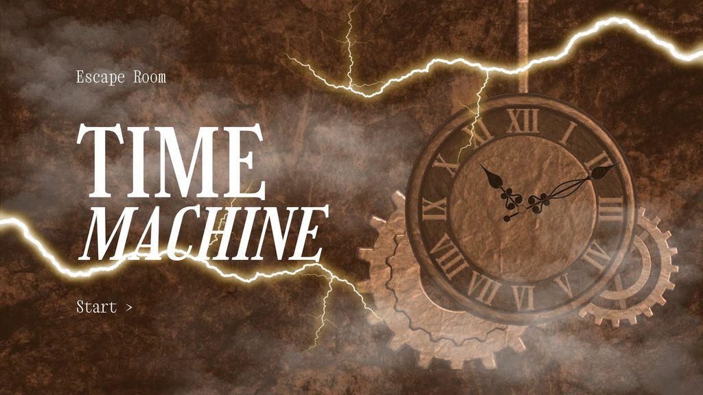 Time Machine spelling escape room
