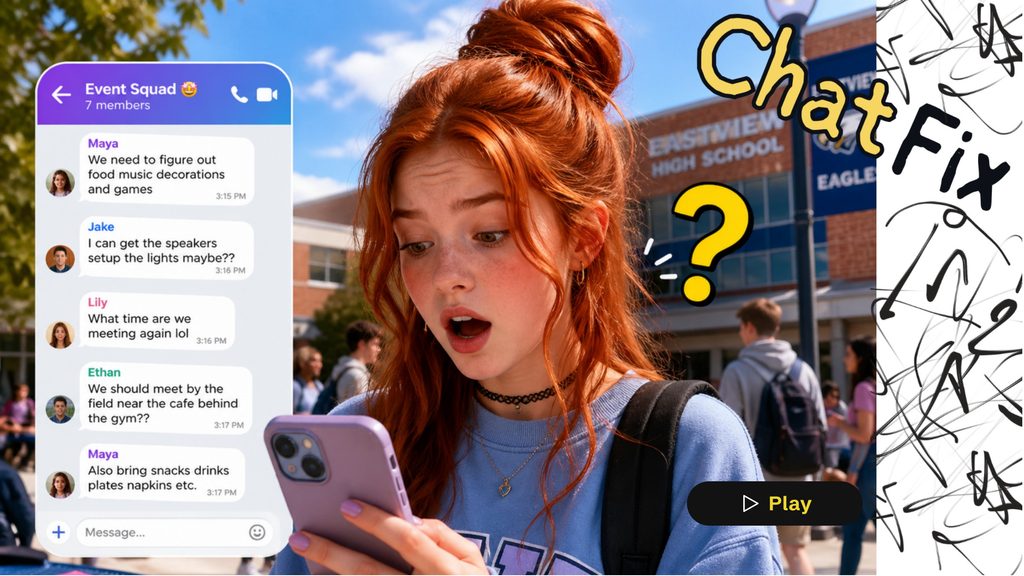 ChatFix interactive grammar game
