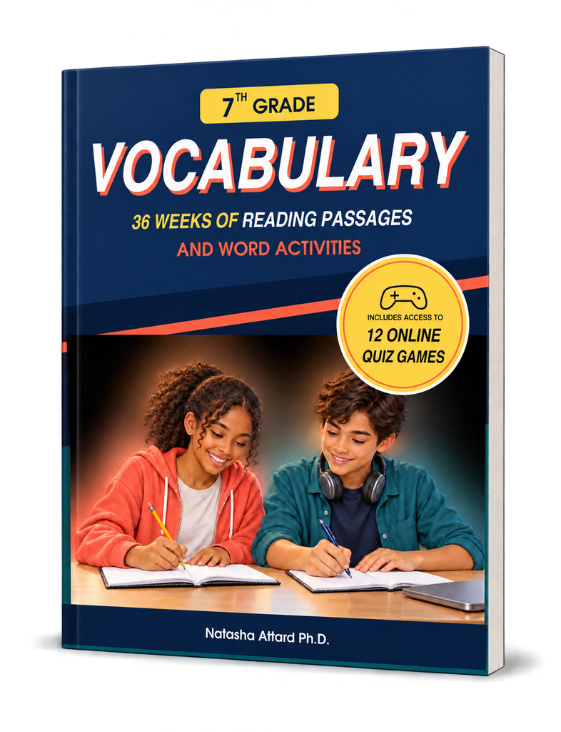 7th grade vocabulary: 36 weeks of reading passages and word activities