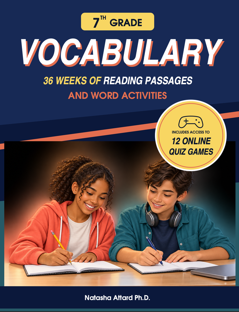 7th grade vocabulary: 36 reading passages and word activities