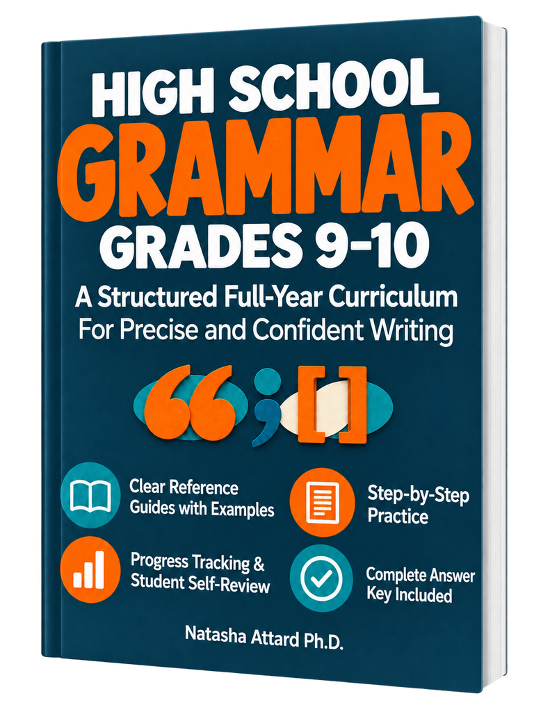 High School Grammar Grades 9-10: A Structured Full-Year Curriculum for precise and confident writing.